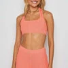 Mariah Orange Crop Top