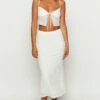 McKay White Midi Skirt