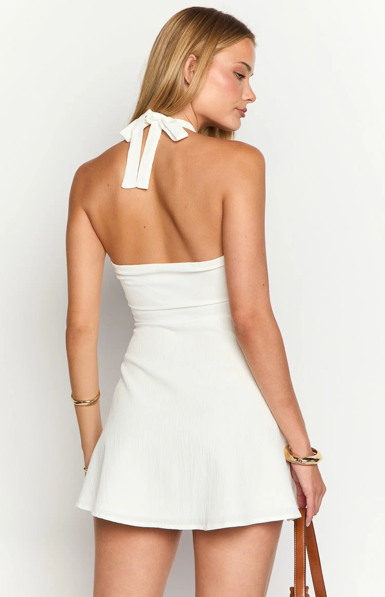 Mercutio White Mini Dress - Image 5