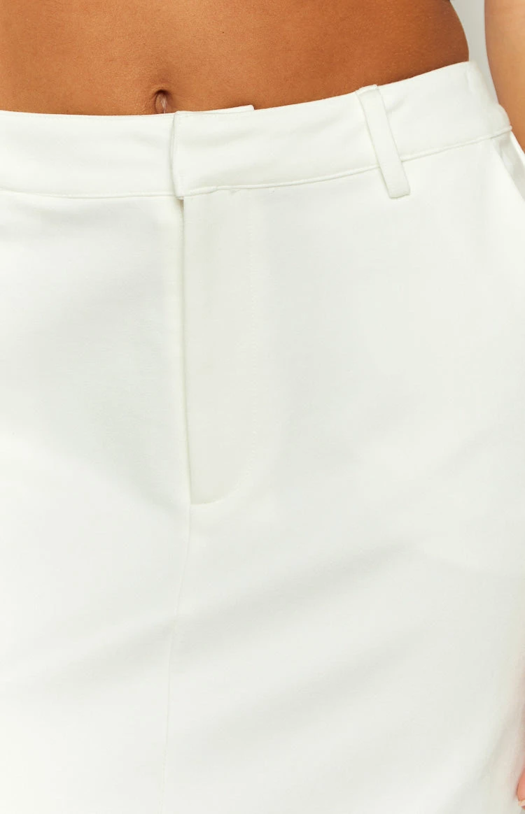 Mia White Maxi Skirt - Image 6