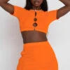 Moscow Mini Skirt Orange