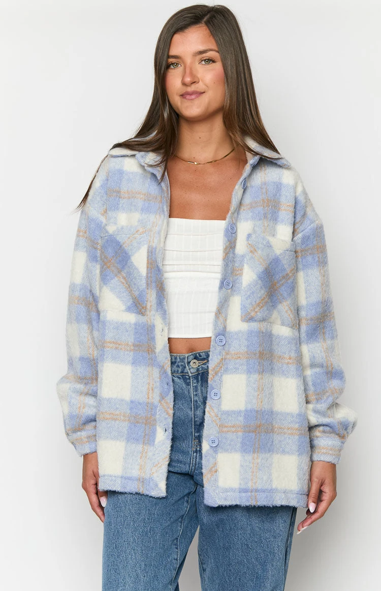 Neve Blue Check Jacket - Image 2