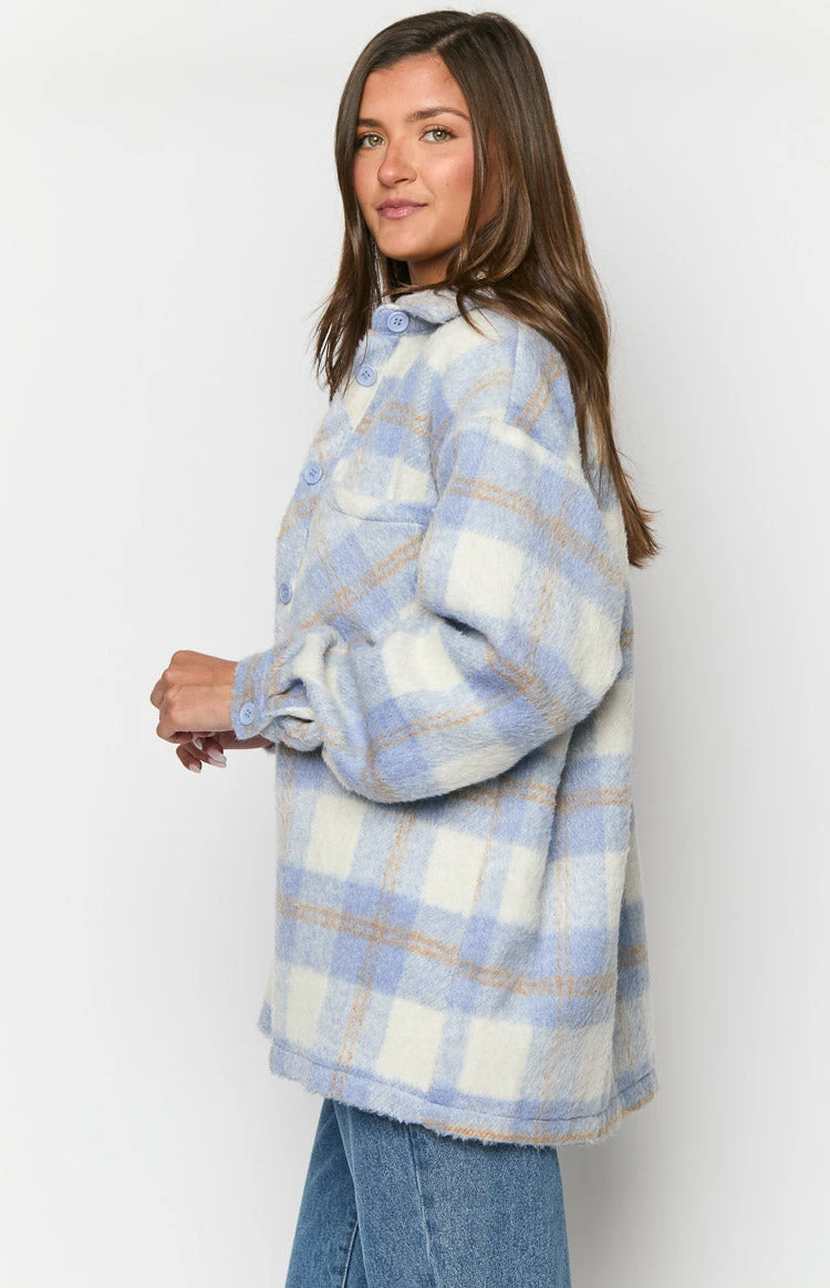 Neve Blue Check Jacket - Image 4