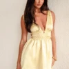 Genovia Yellow Mini Dress
