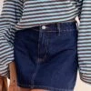 Penny Dark Denim Mini Skirt