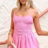 Sharmane Pink Mini Dress