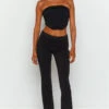 Noela Black Low Rise Pants