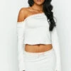 Oakleigh White Mini Skirt