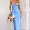 Panko Blue Maxi Dress