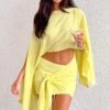 Ryoti Yellow Mini Dress