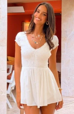 Raldo White Playsuit
