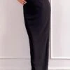 Jacqulin Black Maxi Skirt