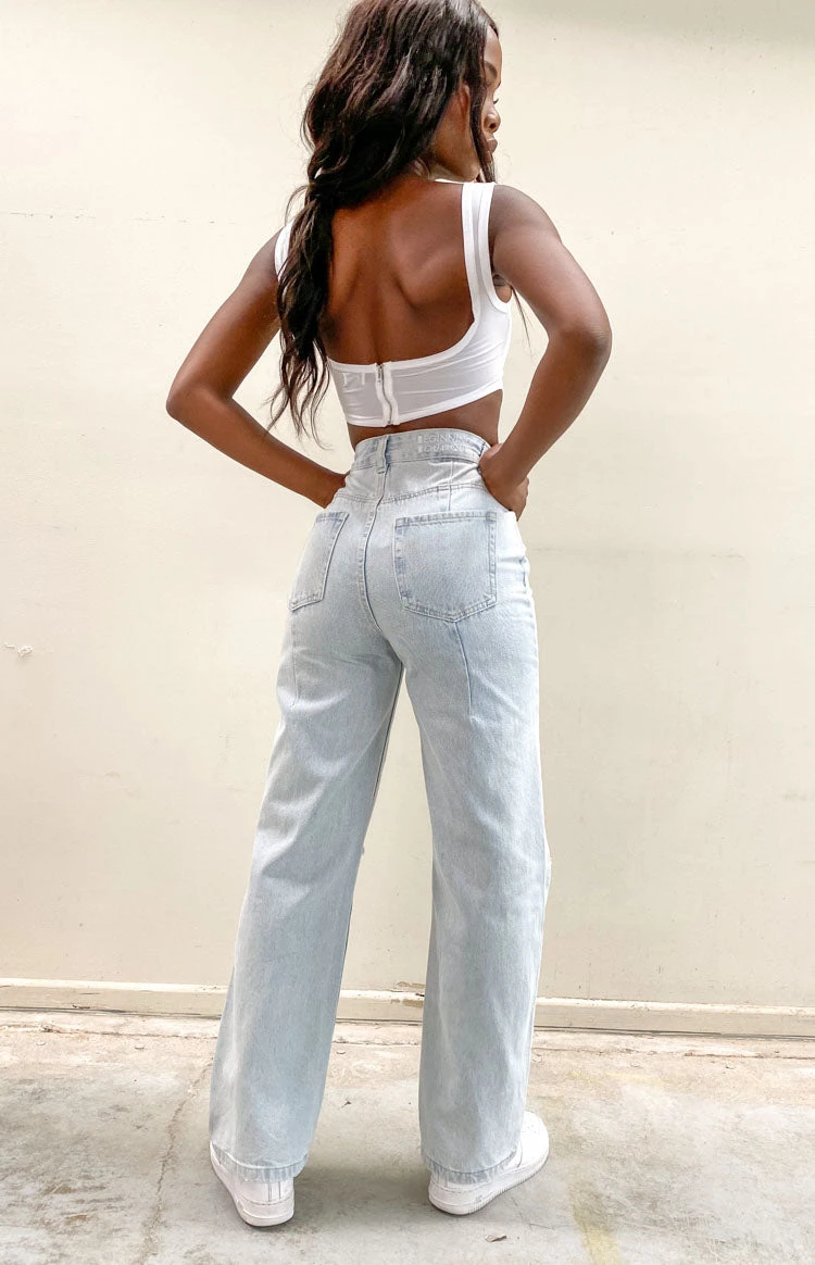 Robin Wide Leg Jeans Blue - Image 18