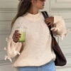 Short And Sweet Cream Knit Jumper