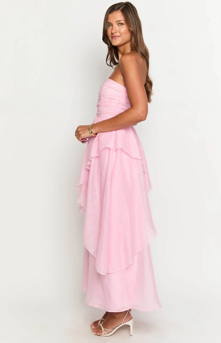 Sadie Pink Maxi Dress - Image 4