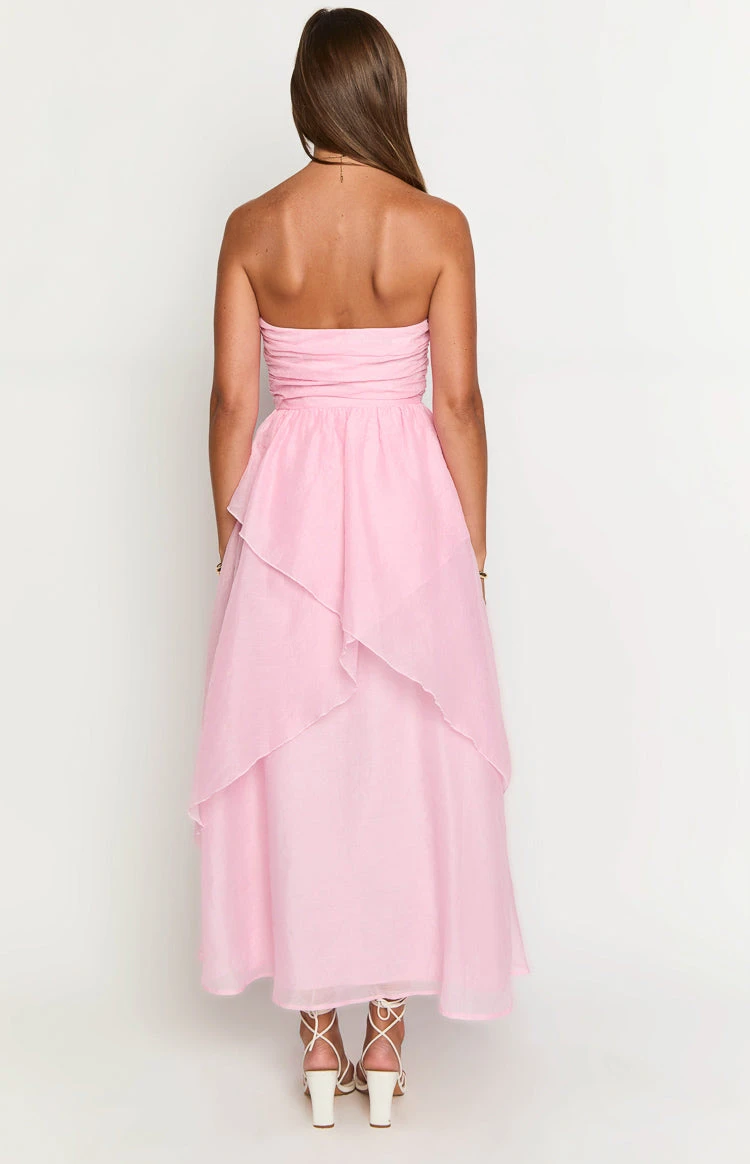 Sadie Pink Maxi Dress - Image 5