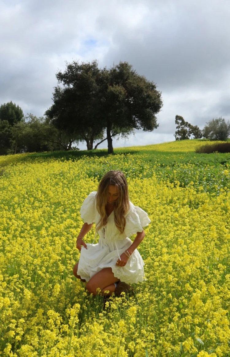 Savannah White Mini Dress - Image 12