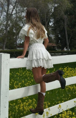 Savannah White Mini Dress