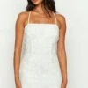 Starlette White Lace Mini Dress