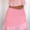 Sweetest Pink Mini Skirt