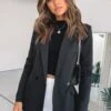 Beginning Boutique Teenage Dream Blazer Black