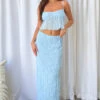 The Moment Blue Maxi Skirt