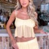 The Moment Yellow Cami Top