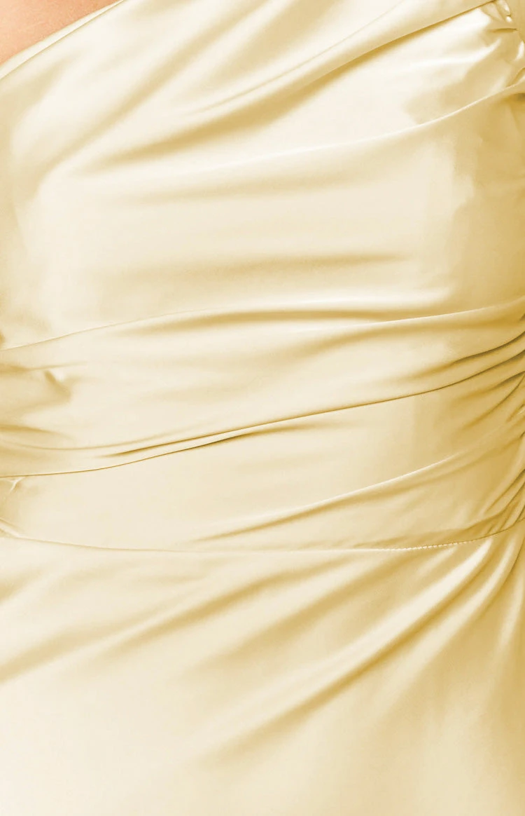 Tina Yellow Formal Maxi Dress - Image 6