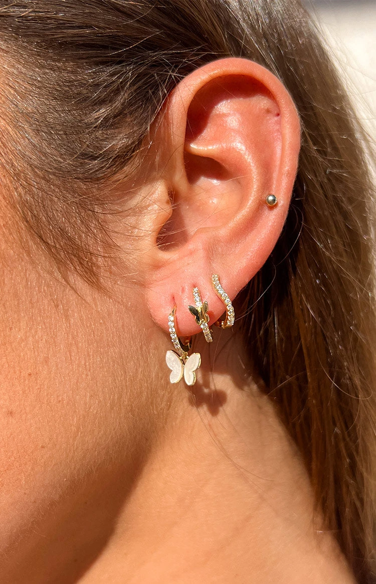 Beginning Boutique Tom Gold Butterfly Earring Pack - Image 2