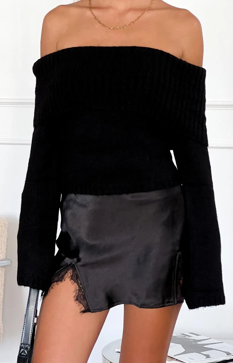 Vivian Lace Mini Skirt Black - Image 19