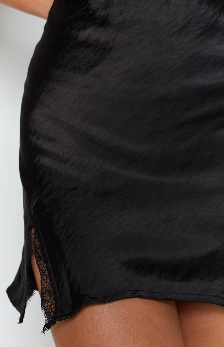 Vivian Lace Mini Skirt Black - Image 7