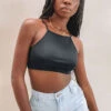 Wonderland Crop Top Black