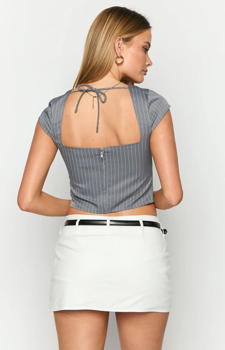 Zac White Linen Blend Skort - Image 5