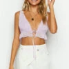 Alcmene White Denim Asymmetrical Wrap Mini Skirt