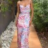 Laufry Yellow Floral Print Maxi Dress