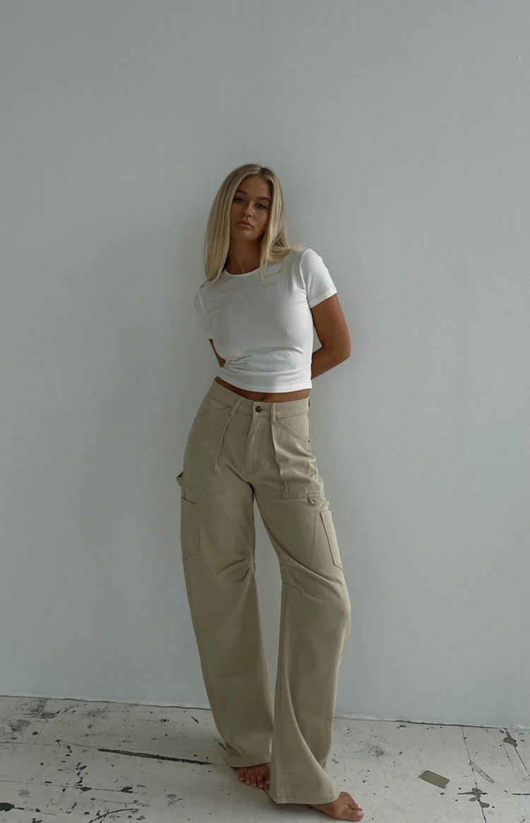 Lioness Miami Vice Wheat Linen Pant - Image 9
