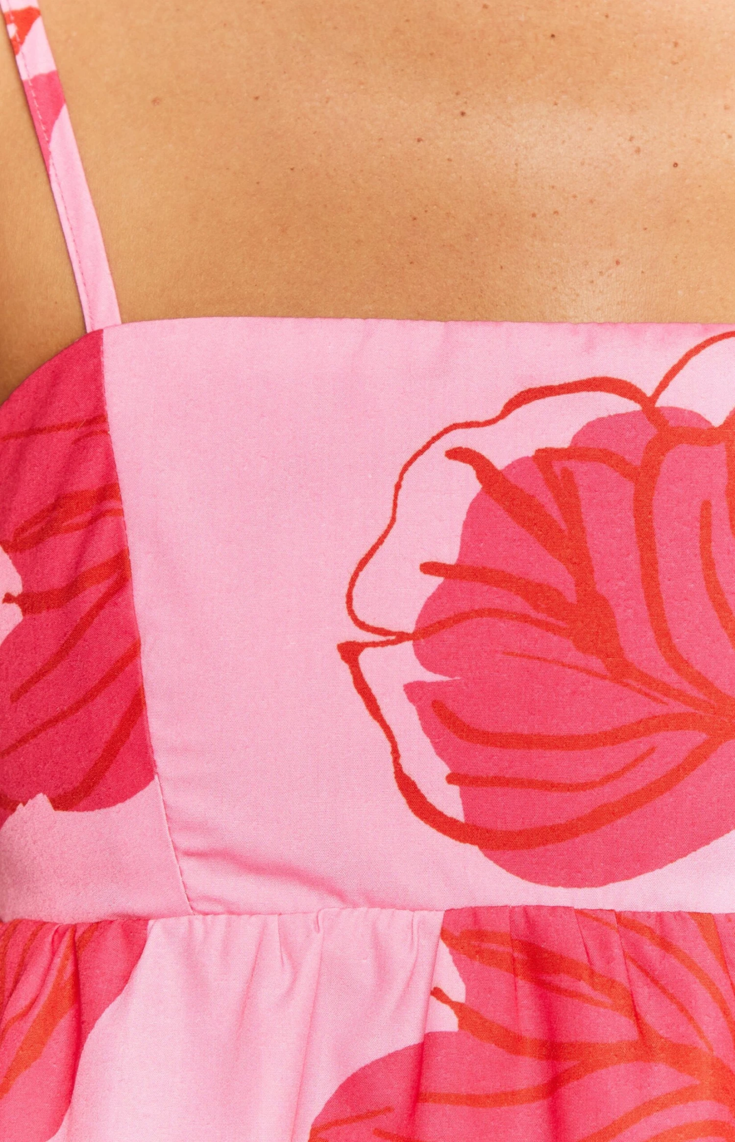 Lotus Love Affair Pink Floral Mini Dress - Image 8