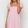 Radient Pink Mini Dress