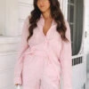 The Sarah Shorts Pink Pinstripe